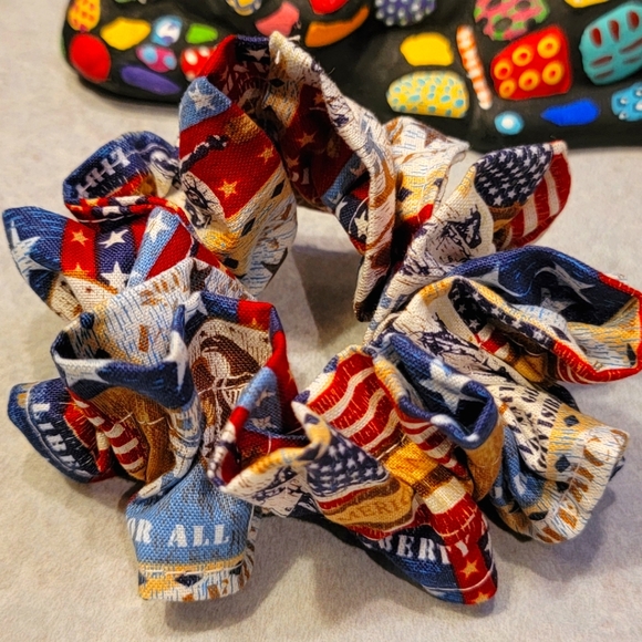 TcMacDesigns Accessories - Sold! Scrunchie 🇺🇸 Patriotic USA